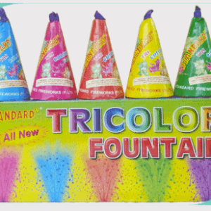 tri colour fountain (5p)