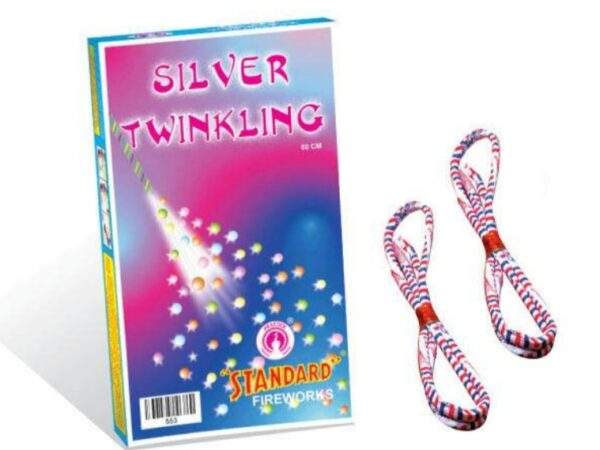 60cm silver twinkling
